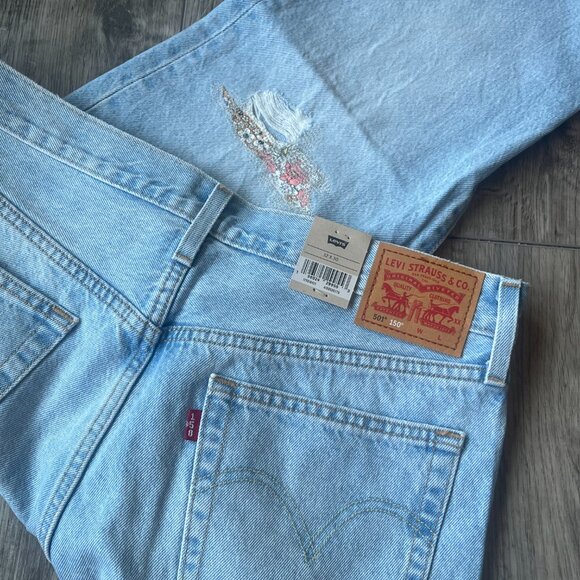 NEW Levis Jeans Button Fly Womens 32x30 - Picture 10 of 11